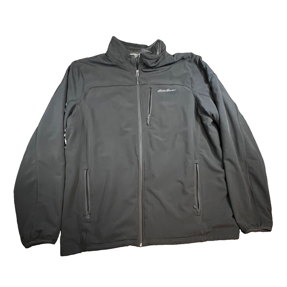 Eddie Bauer Men's Soft Shell Faix Fur Lined Jacket Tall XL